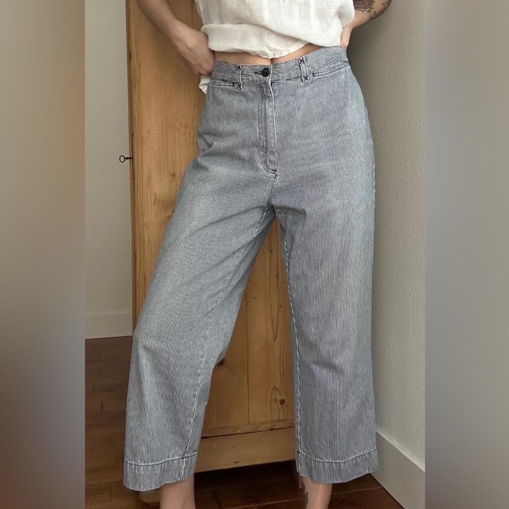Vintage Railroad High waist wide leg jeans Doen  8 10